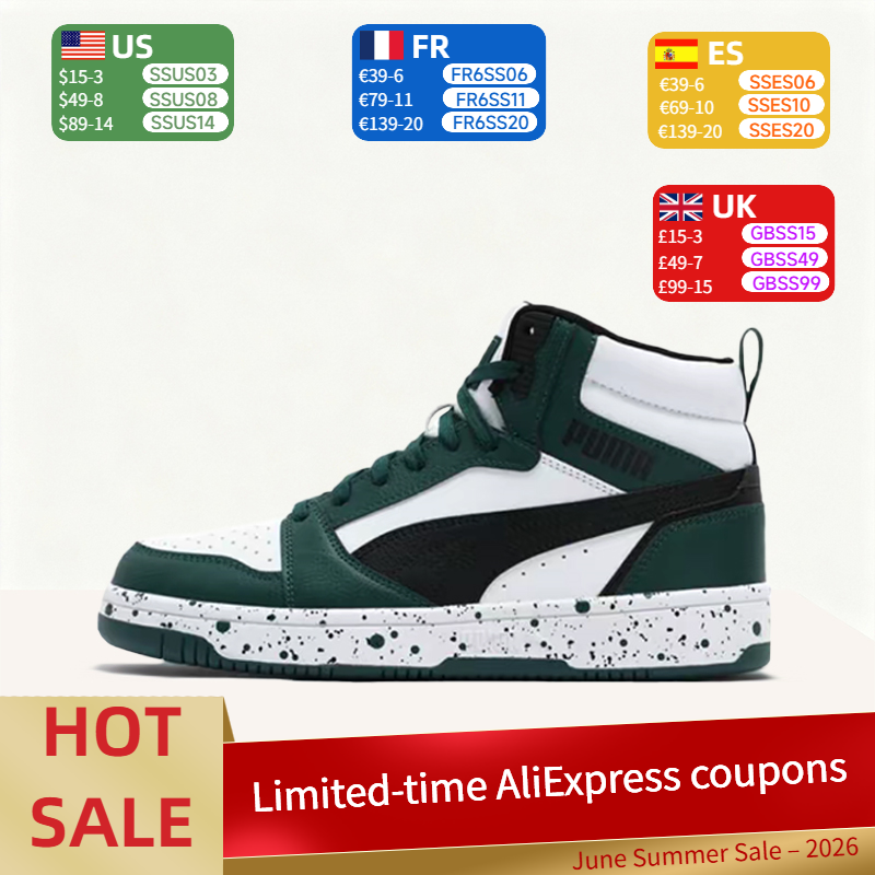 Men'S Shoes Puma Sneakers - Puma Rebound V6 Retro, Trendy, Stylish,