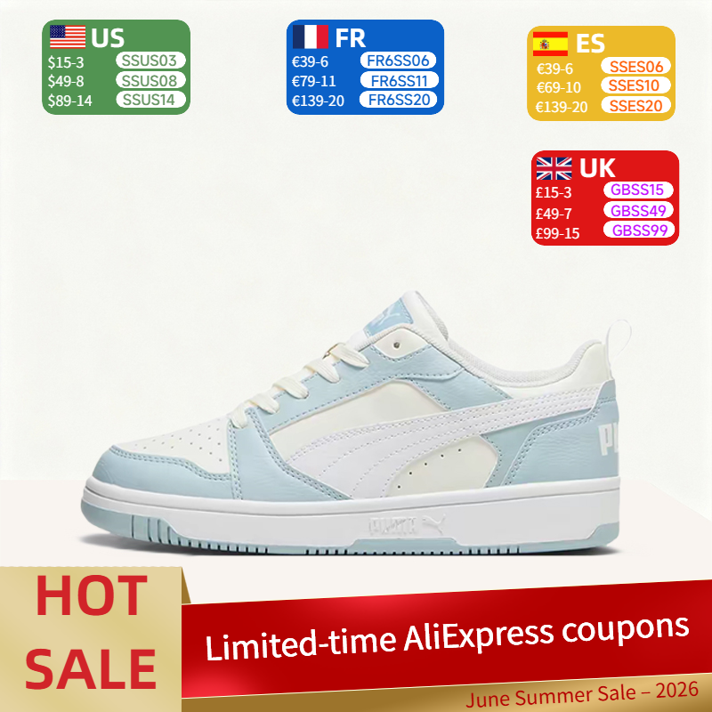 Men'S Shoes Puma Sneakers - Puma Rebound V6 Minimalist,versatile,breathable low-top sneakers