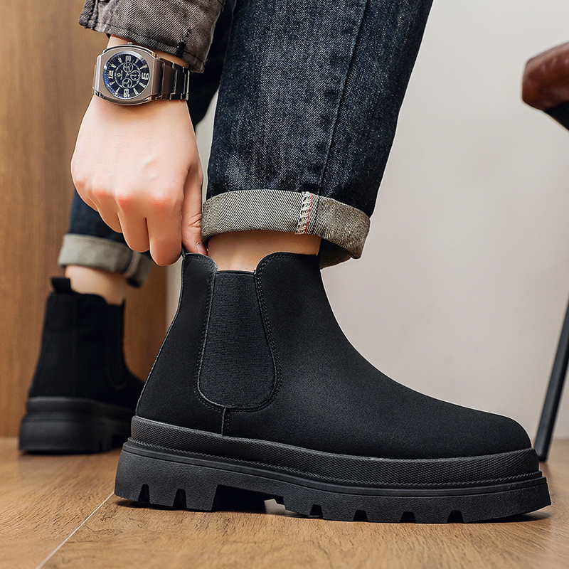 Men Shoes Elegant - 2025 High Quality Men‘s Booties Platform