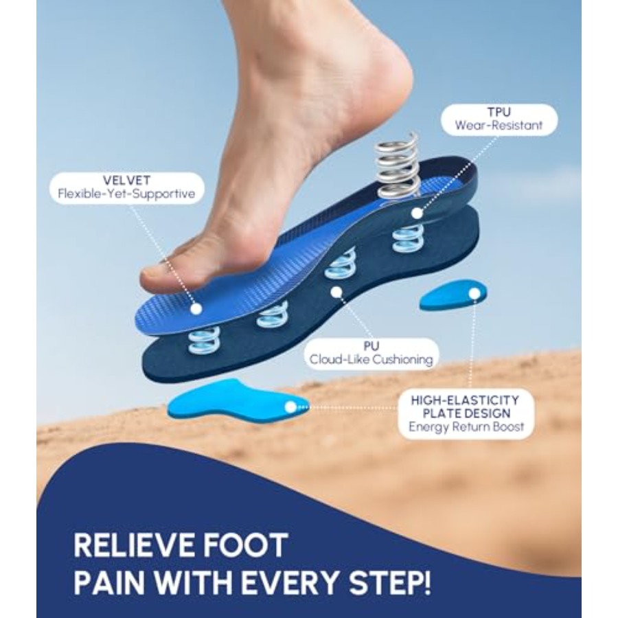 Plantar Fasciitis Insoles for  - đánh giá và giá Men'S Shoes For Plantar Fasciitis