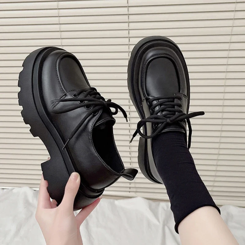 2024 Women Spring New Black Pl - đánh giá và giá Boat Shoe Leather