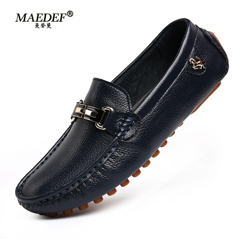 MAEDEF Men's Loafers 2024 Spri - đánh giá và giá Boat Shoe Leather