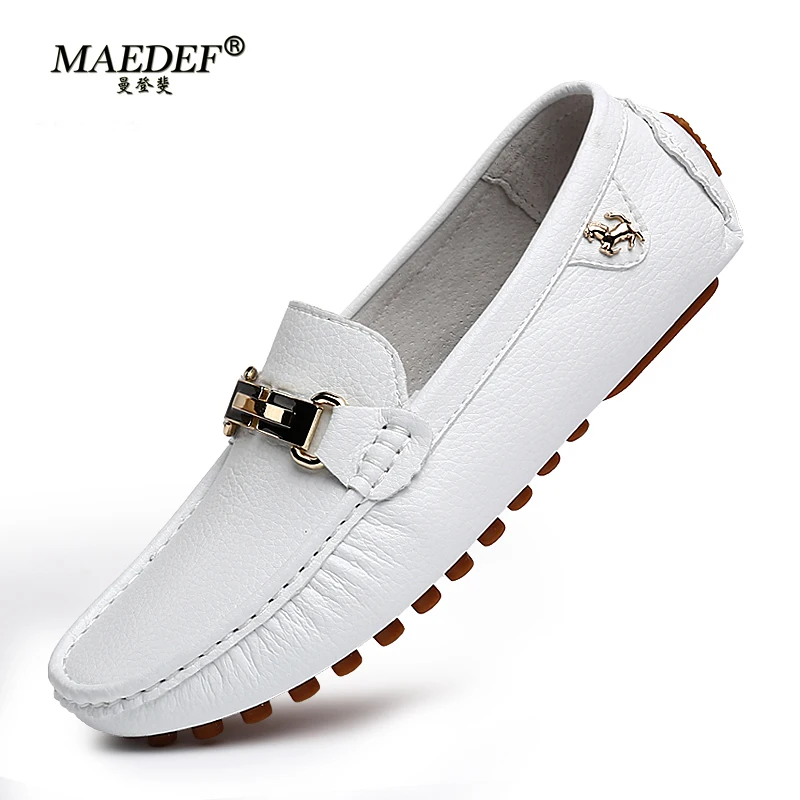MAEDEF Men's Loafers 2024 Spri - đánh giá và giá Boat Shoe Leather