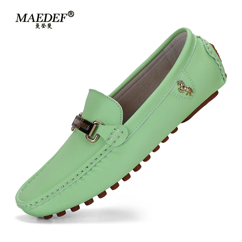 MAEDEF Men's Loafers 2024 Spri - đánh giá và giá Boat Shoe Leather