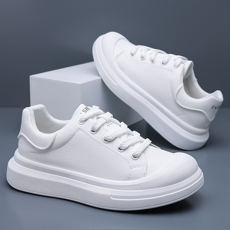Men's White Leather Platform B - đánh giá và giá Boat Shoe Leather