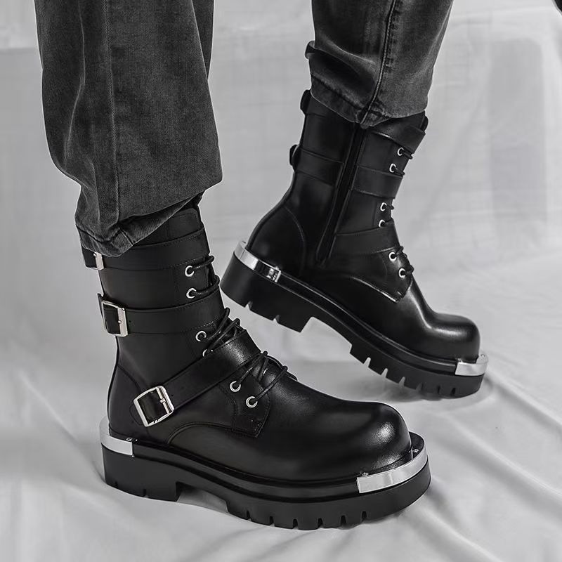 High Quality Men's Ankle Boots - đánh giá và giá Men Shoes Elegant