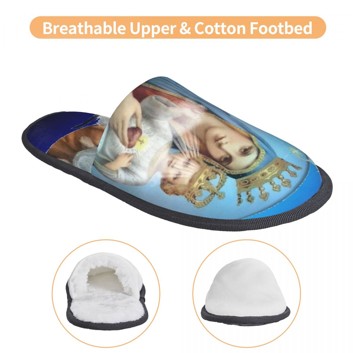 Virgin Mary Comfy Scuff With M - đánh giá và giá Men'S Shoes With Memory Foam