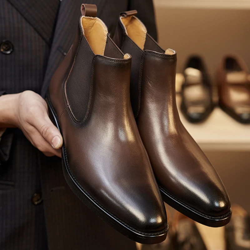 Retro Elegant Mens Chelsea Boo - đánh giá và giá Men Shoes Elegant
