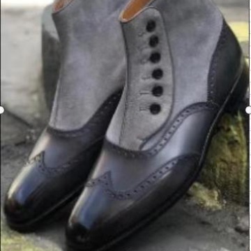 Men's Leather Suede Chelsea Bo - đánh giá và giá Men Shoes Elegant