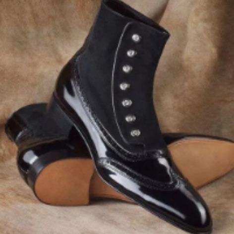 Men's Leather Suede Chelsea Bo - đánh giá và giá Men Shoes Elegant