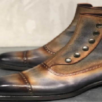 Men's Leather Suede Chelsea Bo - đánh giá và giá Men Shoes Elegant