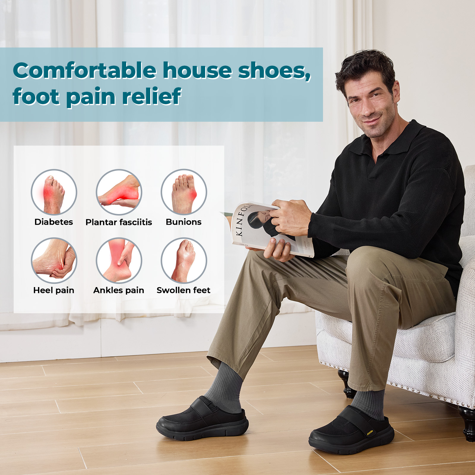 FitVille Wide Fit Men's Half S - đánh giá và giá Men'S Shoes For Plantar Fasciitis