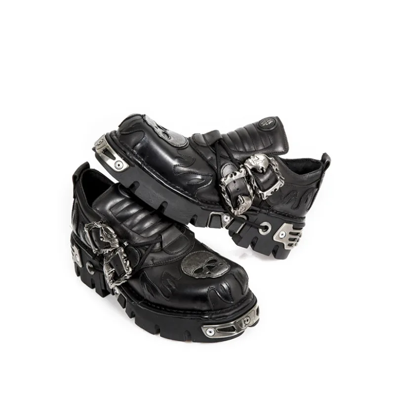 Gothic Vintage Metal Decoratio - đánh giá và giá Men Shoes Elegant