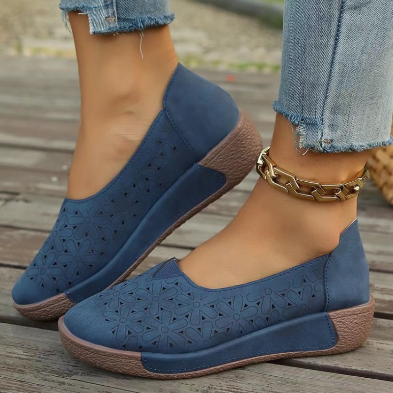 Spring Autumn Women Flats Plat - đánh giá và giá Boat Shoe Leather