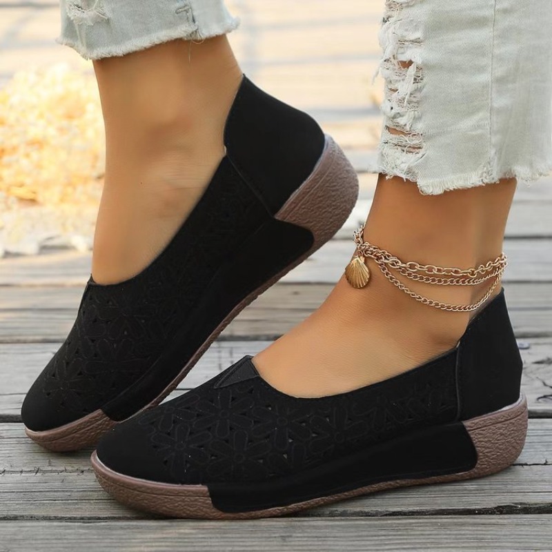 Spring Autumn Women Flats Plat - đánh giá và giá Boat Shoe Leather