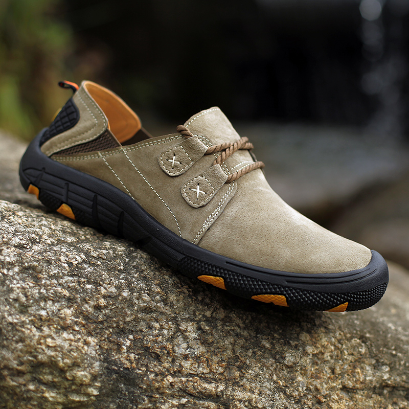 New Men's Casual Shoes Plus Si - đánh giá và giá Boat Shoe Leather