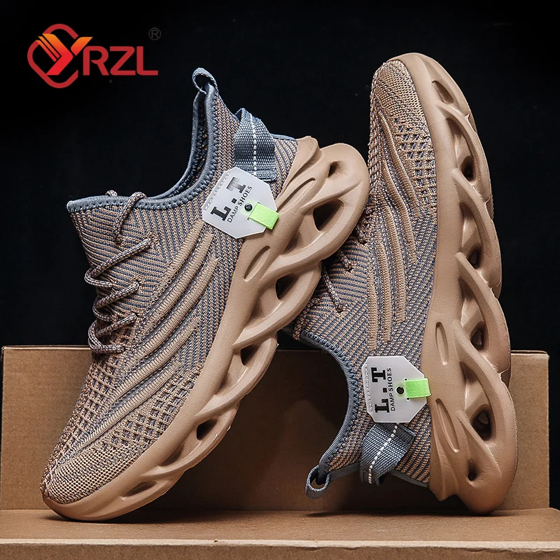 YRZL Men Sports Running Black  - đánh giá và giá Men Shoes Size Chart