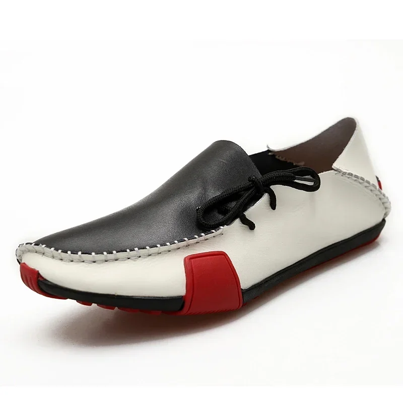 Men Shoes Leather Casual 2025  - đánh giá và giá Boat Shoe Leather