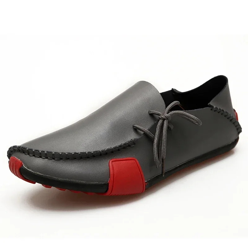 Men Shoes Leather Casual 2025  - đánh giá và giá Boat Shoe Leather