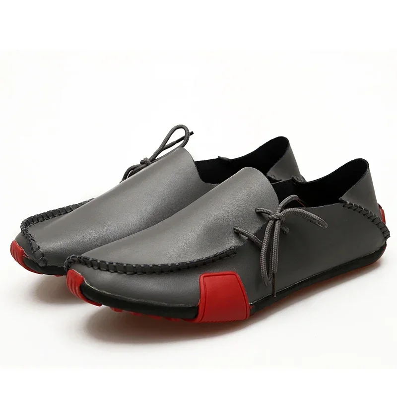 Men Shoes Leather Casual 2025  - đánh giá và giá Boat Shoe Leather