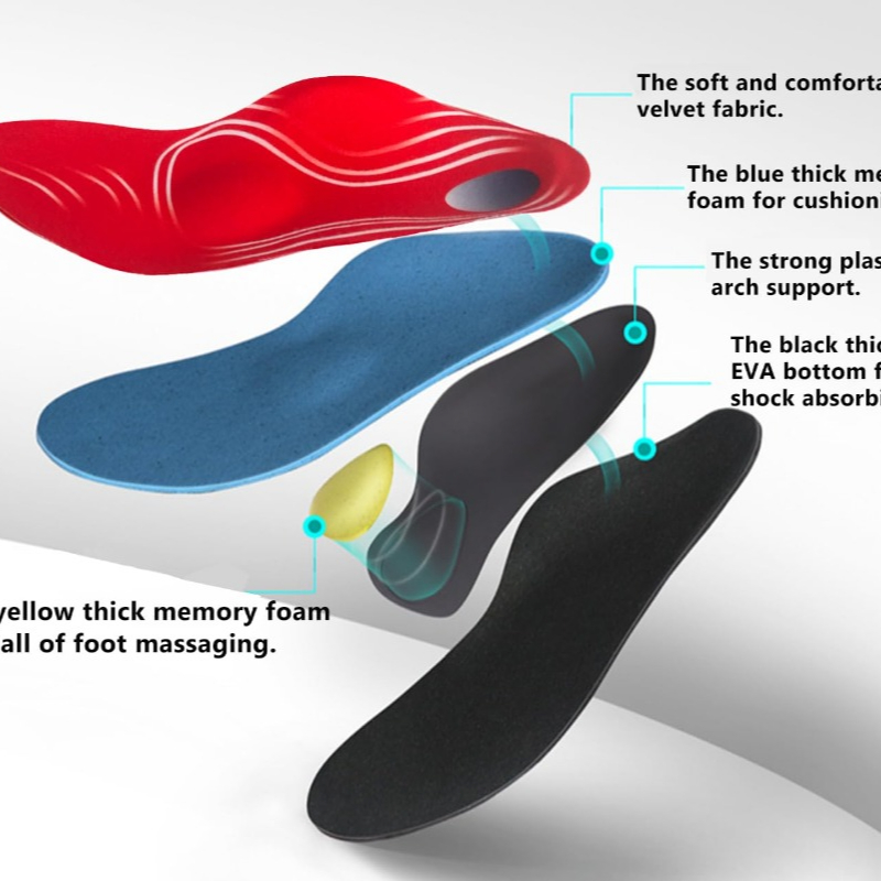 Memory Foam Insole for Men Red - đánh giá và giá Men'S Shoes For Plantar Fasciitis