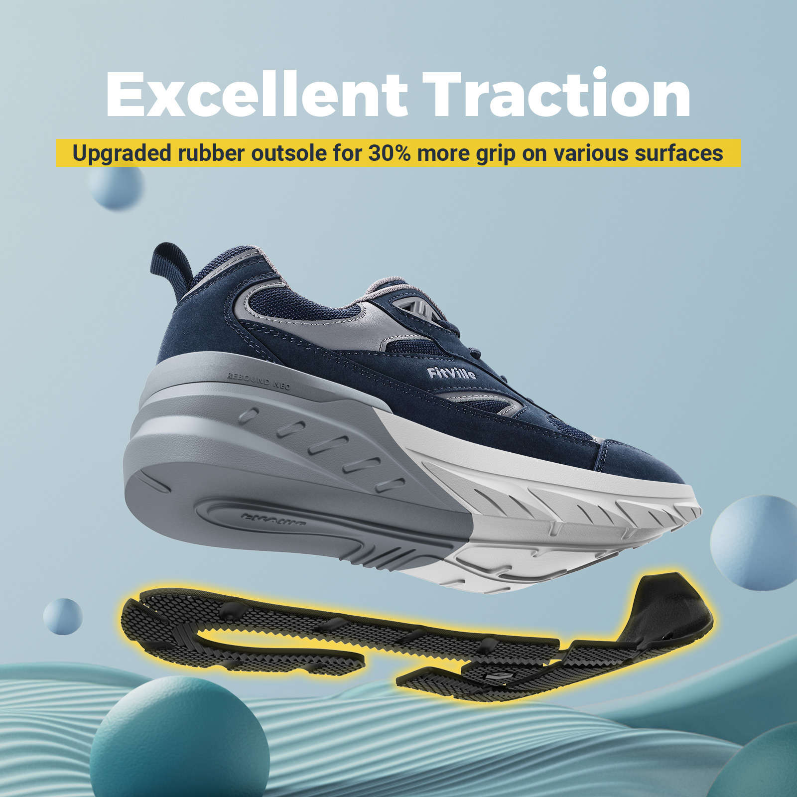 FitVille Newest Walking Shoes  - đánh giá và giá Men Shoes Size Chart