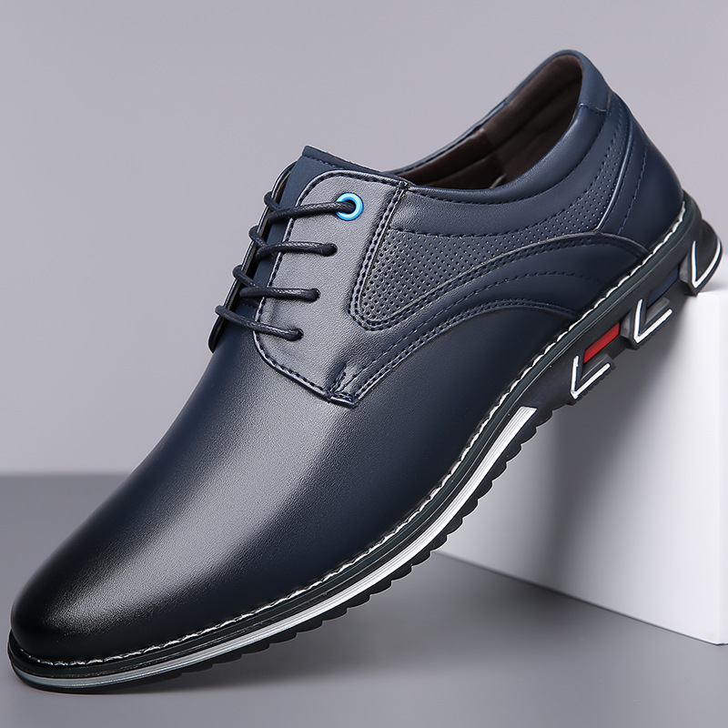 New Men's PU Leather Derby Sho - đánh giá và giá Boat Shoe Leather